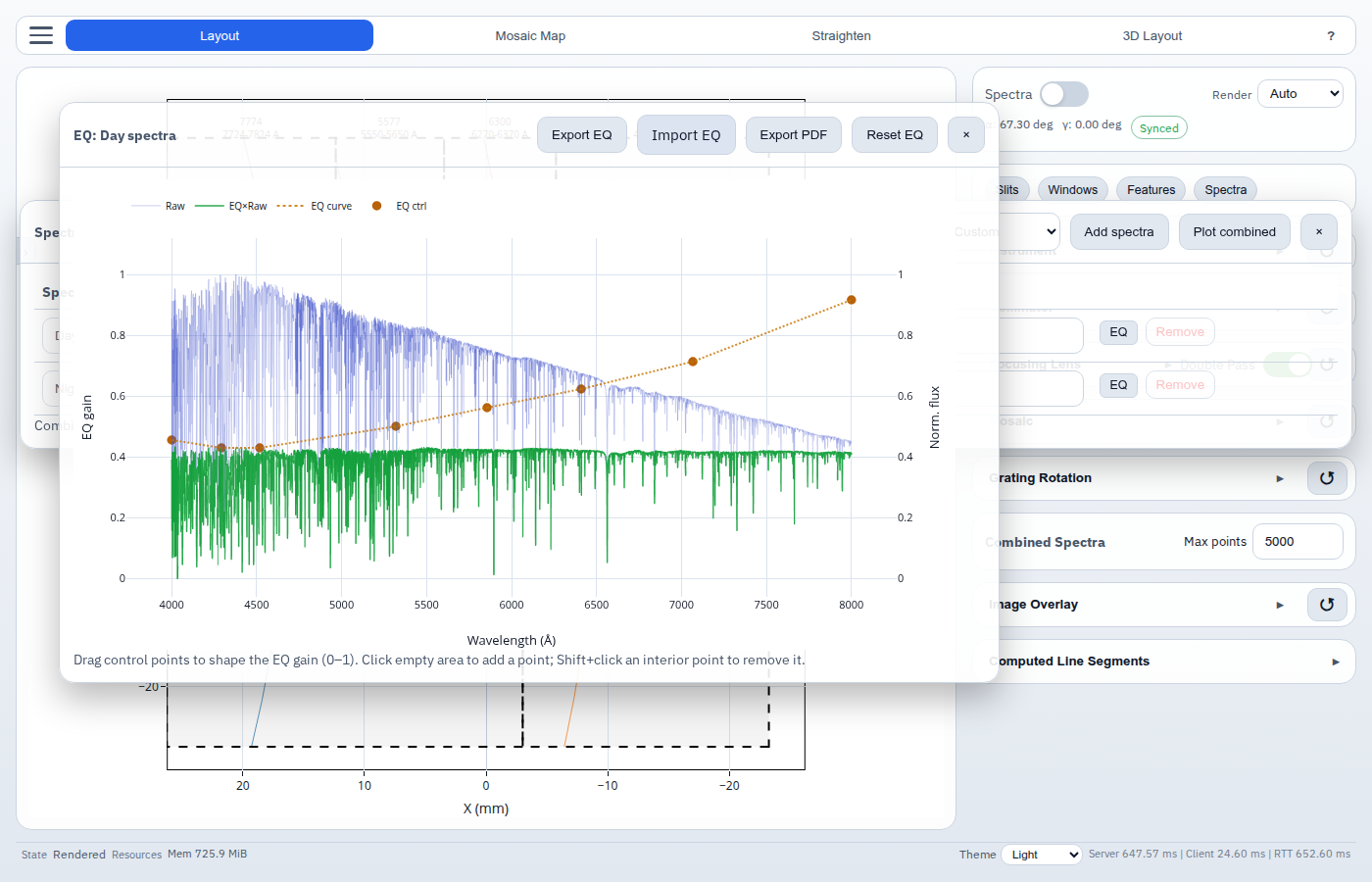 Spectra EQ editor